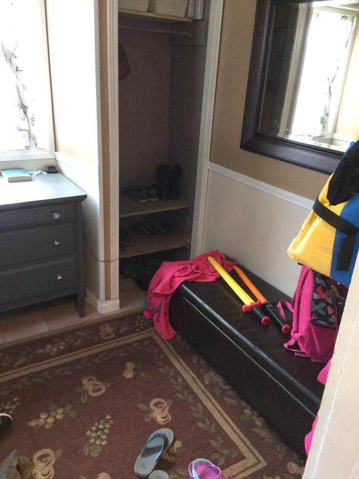 entrance makeover before photo