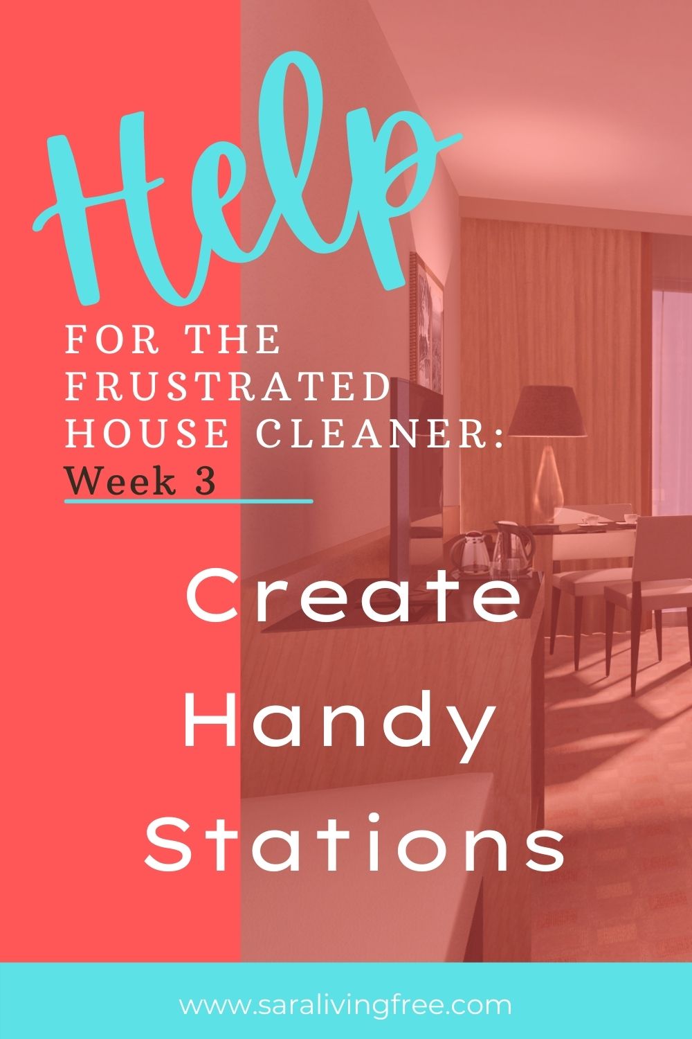 Create handy stations - help for frustrated house cleaners